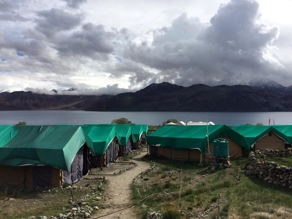 Pangong Delight Camps And Cottages Spangmik Exteriér fotografie